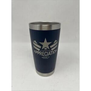Yeti 20oz Stainless Steel Cup Blue  No Lid Armed Forces